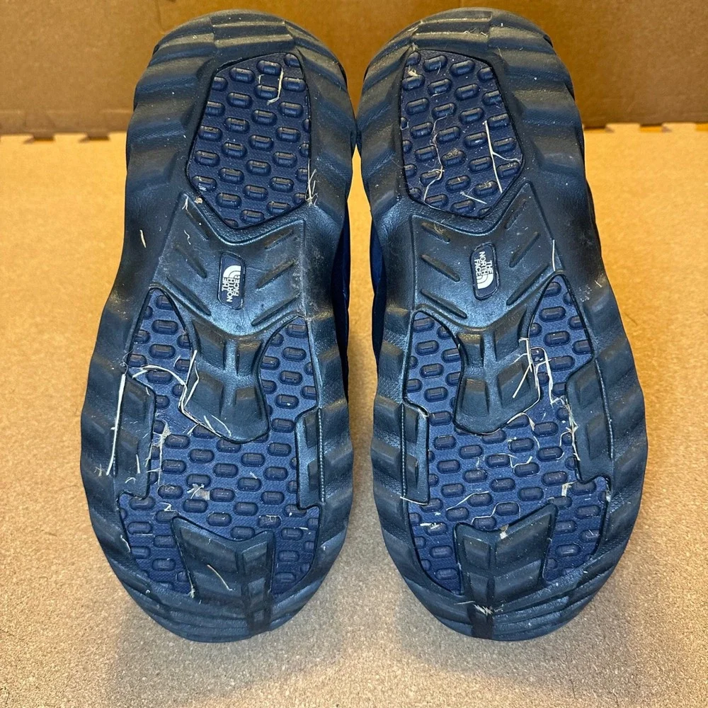 The North Face Nuptse Bootie Men 10 Navy Blue 700 Down Winter Snow Boot 9L3 TB1Y